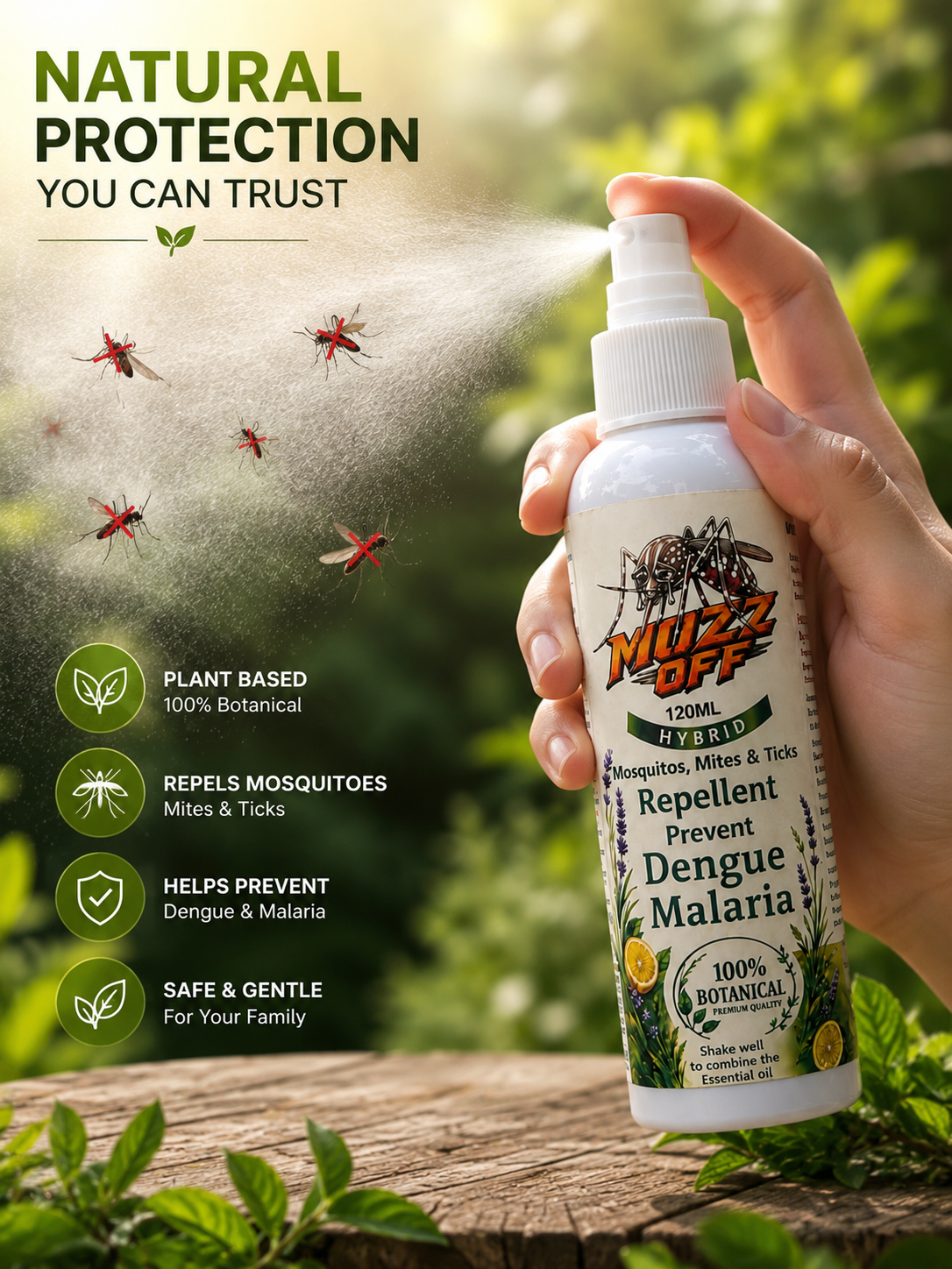 Muzz Off Mosquito Repellent Spray
